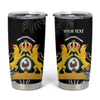 First Empire of Haiti Personalized Tumbler Cup Black Hibiscus Liberte ou la Mort!