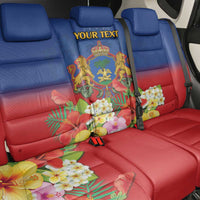 Second Empire of Haiti 1849-1859 Personalized Back Car Seat Cover Tropical Hibiscus Flowers