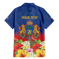 Second Empire of Haiti 1849-1859 Personalized Family Matching Mermaid Dress and Hawaiian Shirt Tropical Hibiscus Flowers