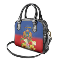 Second Empire of Haiti 1849-1859 Personalized Shoulder Handbag Tropical Hibiscus Flowers