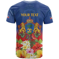 Second Empire of Haiti 1849-1859 Personalized T Shirt Tropical Hibiscus Flowers