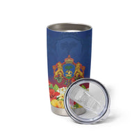 Second Empire of Haiti 1849-1859 Personalized Tumbler Cup Tropical Hibiscus Flowers