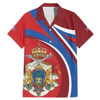 Second Empire of Haiti Personalized Family Matching Mermaid Dress and Hawaiian Shirt Imperial Flag of Haiti 1849-1859