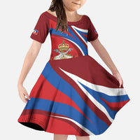 Second Empire of Haiti Personalized Family Matching Off Shoulder Maxi Dress and Hawaiian Shirt Imperial Flag of Haiti 1849-1859