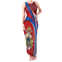 Second Empire of Haiti Personalized Family Matching Tank Maxi Dress and Hawaiian Shirt Imperial Flag of Haiti 1849-1859