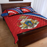 Second Empire of Haiti Personalized Quilt Bed Set Imperial Flag of Haiti 1849-1859