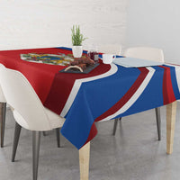 Second Empire of Haiti Personalized Tablecloth Imperial Flag of Haiti 1849-1859