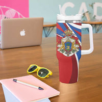 Second Empire of Haiti Personalized Tumbler With Handle Imperial Flag of Haiti 1849-1859