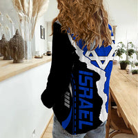 Israel Women Casual Shirt Stars of David Sporty Style - Wonder Print Shop