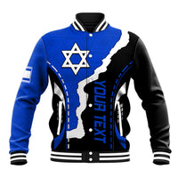 Custom Israel Baseball Jacket Stars of David Sporty Style LT9 - Wonder Print Shop