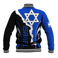 Custom Israel Baseball Jacket Stars of David Sporty Style LT9 - Wonder Print Shop