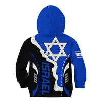 Custom Israel Kid Hoodie Stars of David Sporty Style - Wonder Print Shop