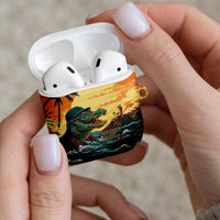 Everglades Alligator Alcatraz Vintage AirPods Case - Wonder Print Shop
