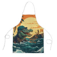Everglades Alligator Alcatraz Vintage Apron - Wonder Print Shop