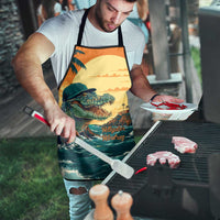 Everglades Alligator Alcatraz Vintage Apron - Wonder Print Shop