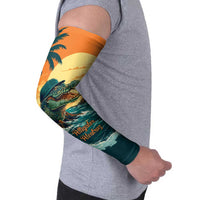 Everglades Alligator Alcatraz Vintage Arm Sleeves - Wonder Print Shop