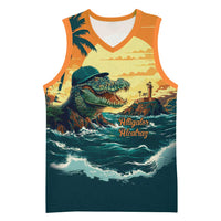 Everglades Alligator Alcatraz Vintage Basketball Jersey - Wonder Print Shop