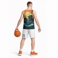 Everglades Alligator Alcatraz Vintage Basketball Jersey - Wonder Print Shop