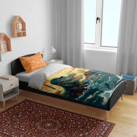Everglades Alligator Alcatraz Vintage Bedding Set - Wonder Print Shop