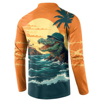 Everglades Alligator Alcatraz Vintage Button Sweatshirt - Wonder Print Shop