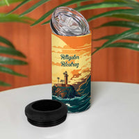 Everglades Alligator Alcatraz Vintage 4 in 1 Can Cooler Tumbler - Wonder Print Shop