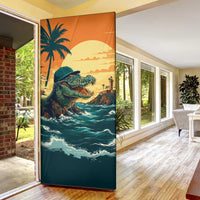 Everglades Alligator Alcatraz Vintage Door Cover - Wonder Print Shop