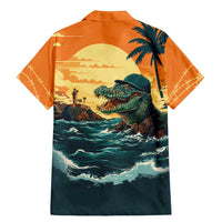 Everglades Alligator Alcatraz Vintage Family Matching Mermaid Dress and Hawaiian Shirt - Wonder Print Shop