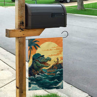 Everglades Alligator Alcatraz Vintage Garden Flag - Wonder Print Shop