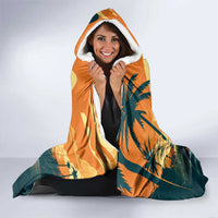 Everglades Alligator Alcatraz Vintage Hooded Blanket - Wonder Print Shop