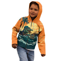 Everglades Alligator Alcatraz Vintage Kid Hoodie - Wonder Print Shop