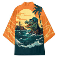 Everglades Alligator Alcatraz Vintage Kimono - Wonder Print Shop