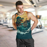 Everglades Alligator Alcatraz Vintage Men Tank Top - Wonder Print Shop