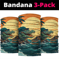 Everglades Alligator Alcatraz Vintage Neck Gaiter - Wonder Print Shop