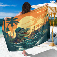 Everglades Alligator Alcatraz Vintage Sarong - Wonder Print Shop