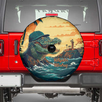 Everglades Alligator Alcatraz Vintage Spare Tire Cover - Wonder Print Shop