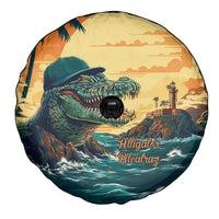 Everglades Alligator Alcatraz Vintage Spare Tire Cover - Wonder Print Shop