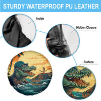 Everglades Alligator Alcatraz Vintage Spare Tire Cover - Wonder Print Shop