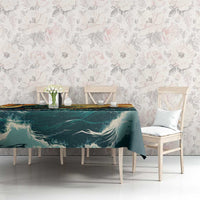 Everglades Alligator Alcatraz Vintage Tablecloth - Wonder Print Shop