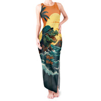 Everglades Alligator Alcatraz Vintage Tank Maxi Dress - Wonder Print Shop