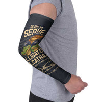 Ready To Serve Alligator Alcatraz Arm Sleeves - Wonder Print Shop