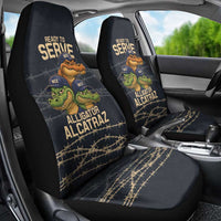 Ready To Serve Alligator Alcatraz Car Seat Cover - Wonder Print Shop