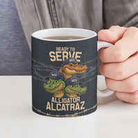 Ready To Serve Alligator Alcatraz Ceramic Mug - Wonder Print Shop