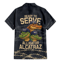 Ready To Serve Alligator Alcatraz Family Matching Mermaid Dress and Hawaiian Shirt - Wonder Print Shop
