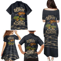 Ready To Serve Alligator Alcatraz Family Matching Puletasi and Hawaiian Shirt - Wonder Print Shop