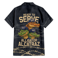 Ready To Serve Alligator Alcatraz Family Matching Puletasi and Hawaiian Shirt - Wonder Print Shop