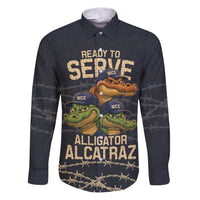Ready To Serve Alligator Alcatraz Family Matching Puletasi and Hawaiian Shirt - Wonder Print Shop