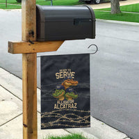 Ready To Serve Alligator Alcatraz Garden Flag - Wonder Print Shop