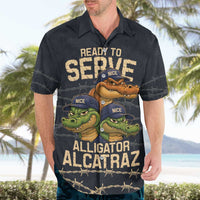 Ready To Serve Alligator Alcatraz Hawaiian Shirt - Wonder Print Shop