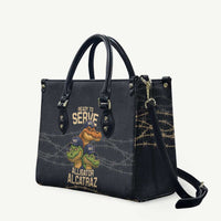 Ready To Serve Alligator Alcatraz Leather Bag - Wonder Print Shop