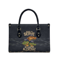 Ready To Serve Alligator Alcatraz Leather Bag - Wonder Print Shop